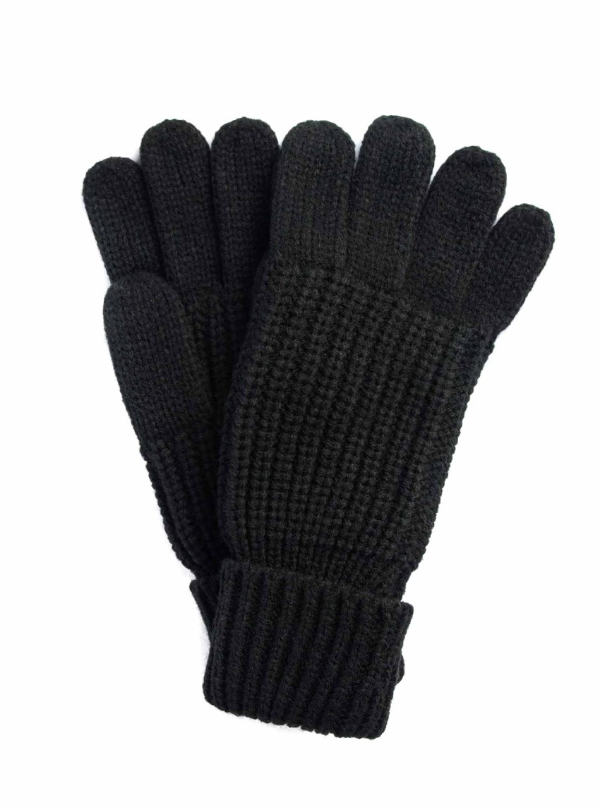 Barbour Saltburn Knitted Gloves - Black