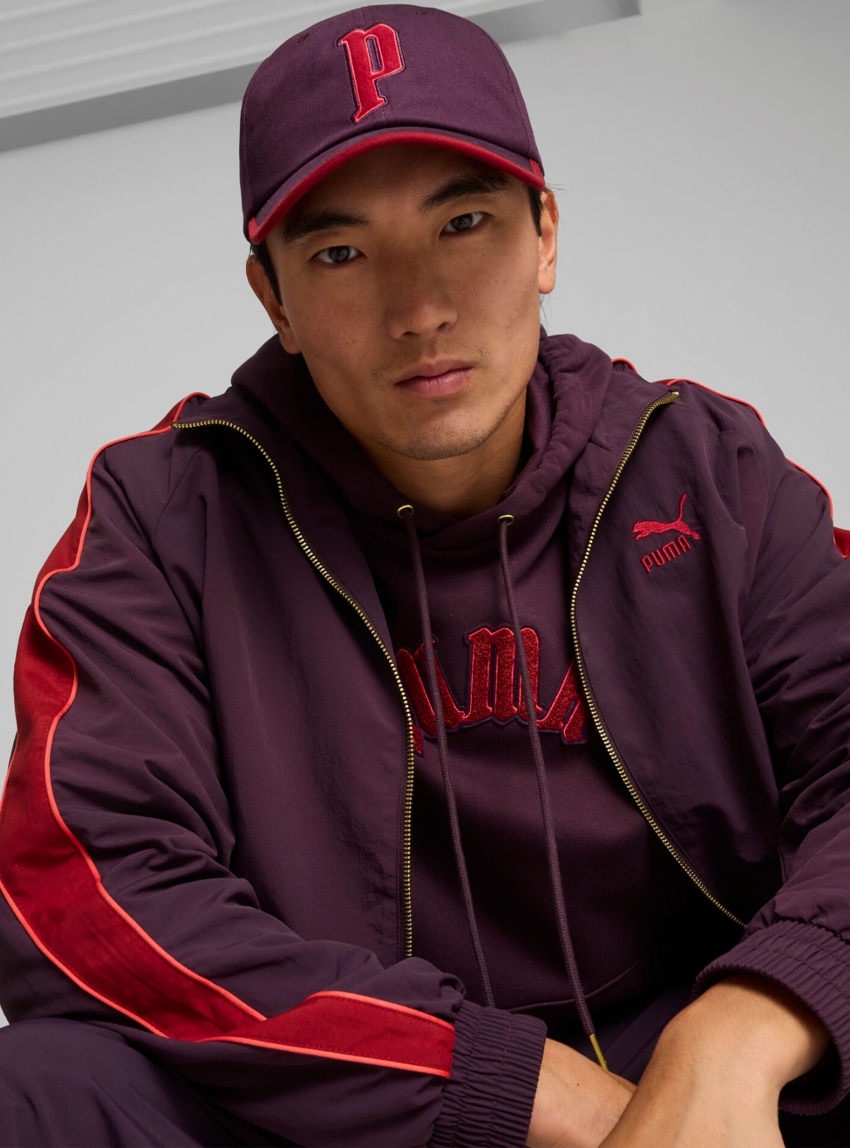 Puma PLAY.PARIS. Retro Club Dad Cap - Dark Purple