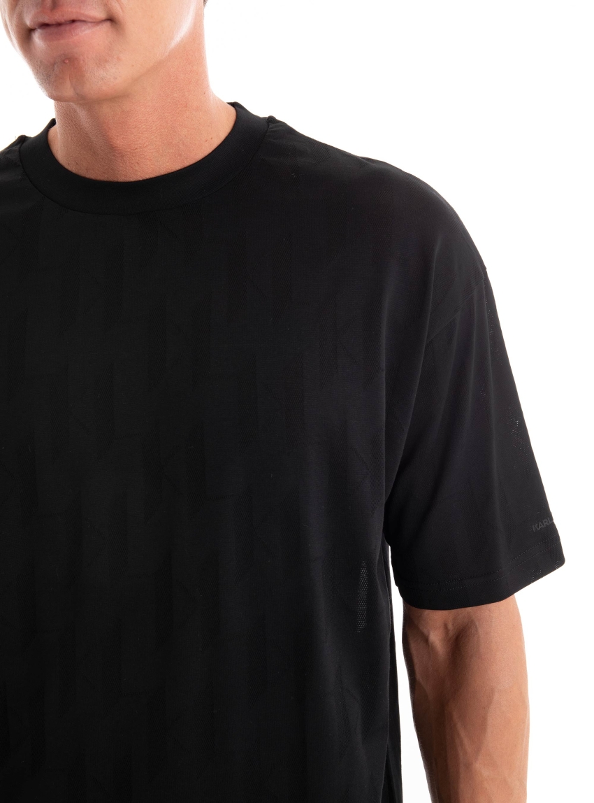 Karl Lagerfeld Loose Fit T-Shirt - Black
