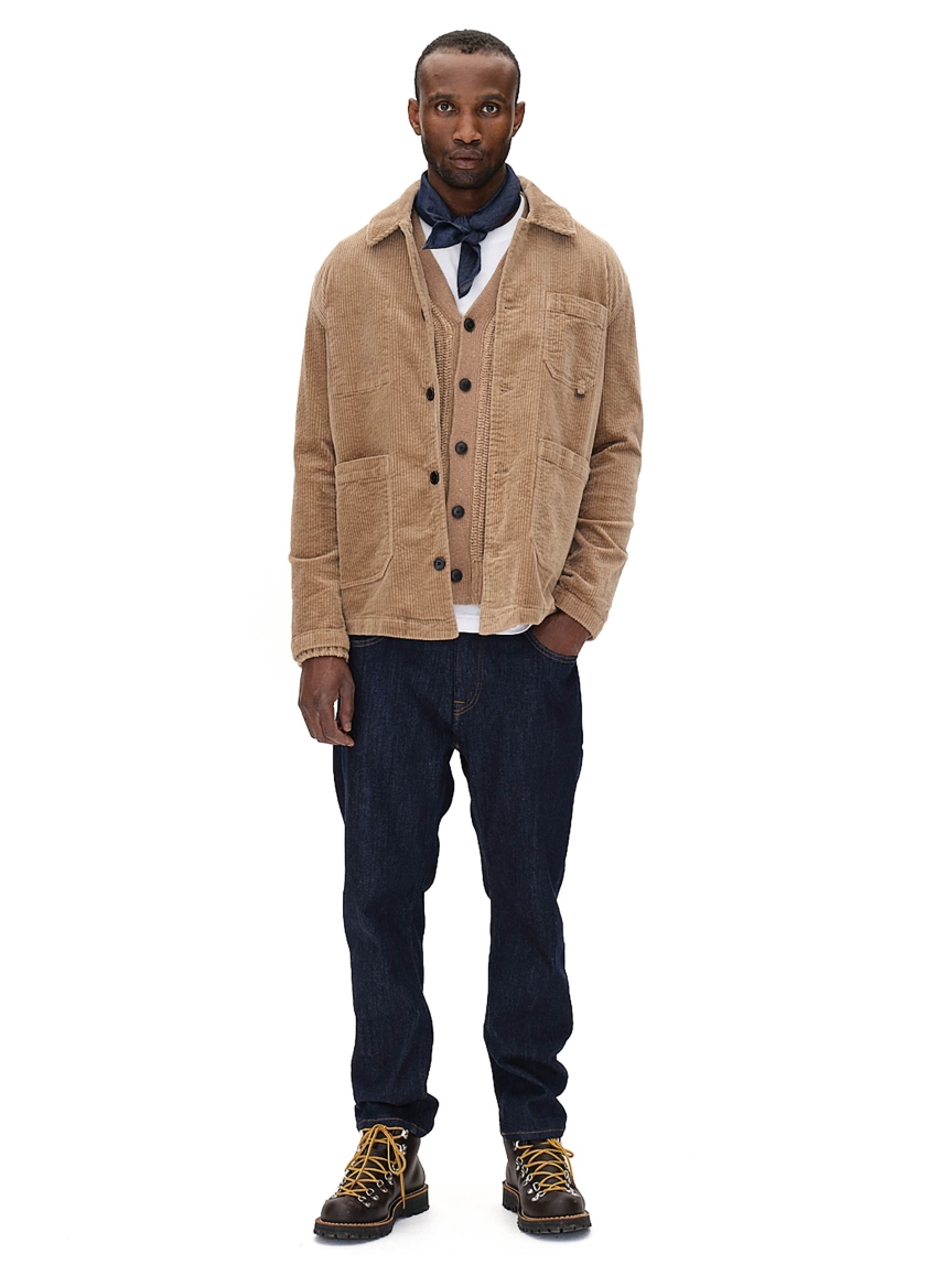 Gabba Libre A Corduroy Overshirt - Beige