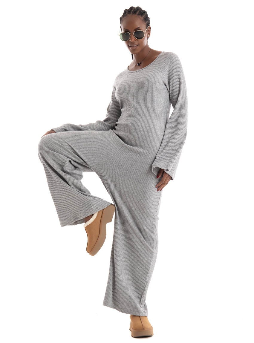 Collectiva Noir Erin Jumpsuit - Grey