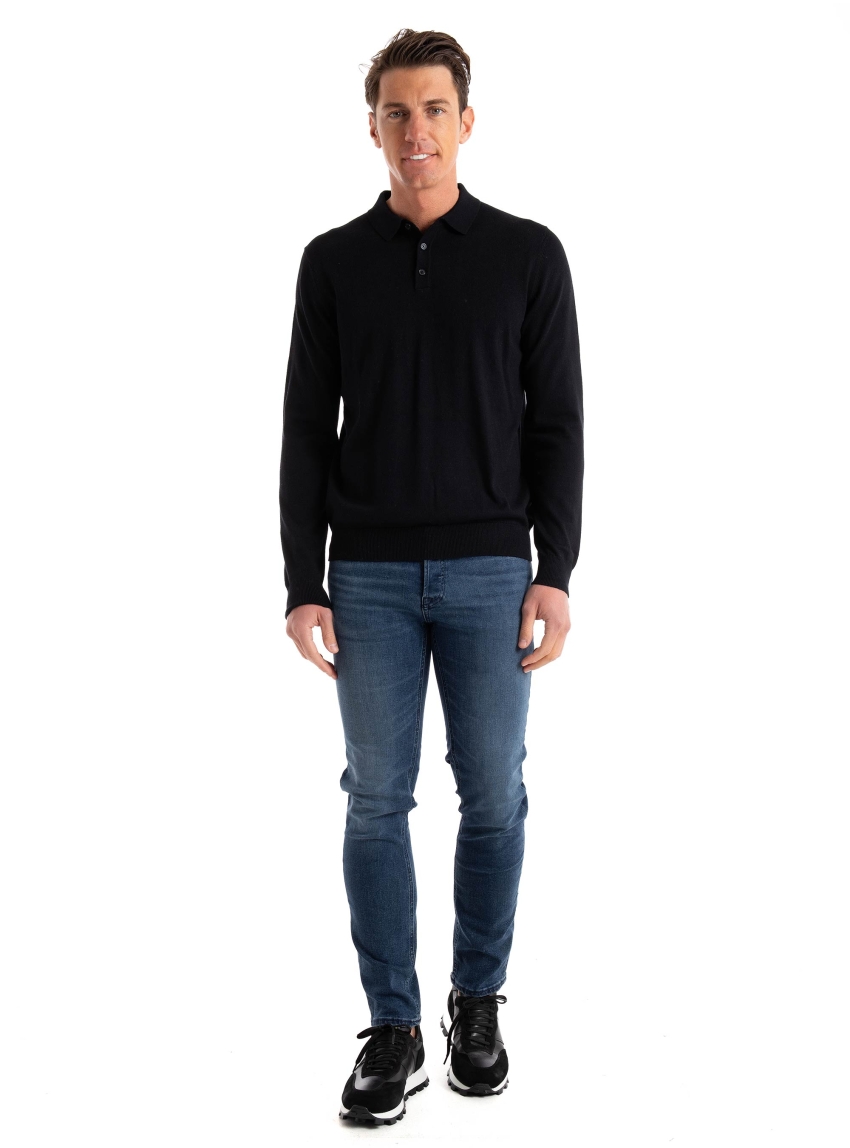 Antony Morato Regular Fit Cashmere Blend Jumper - Black