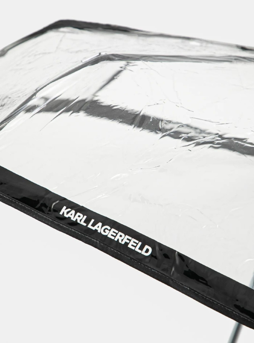 Karl Lagerfeld K/Essential Sm Umbrella - Transparent