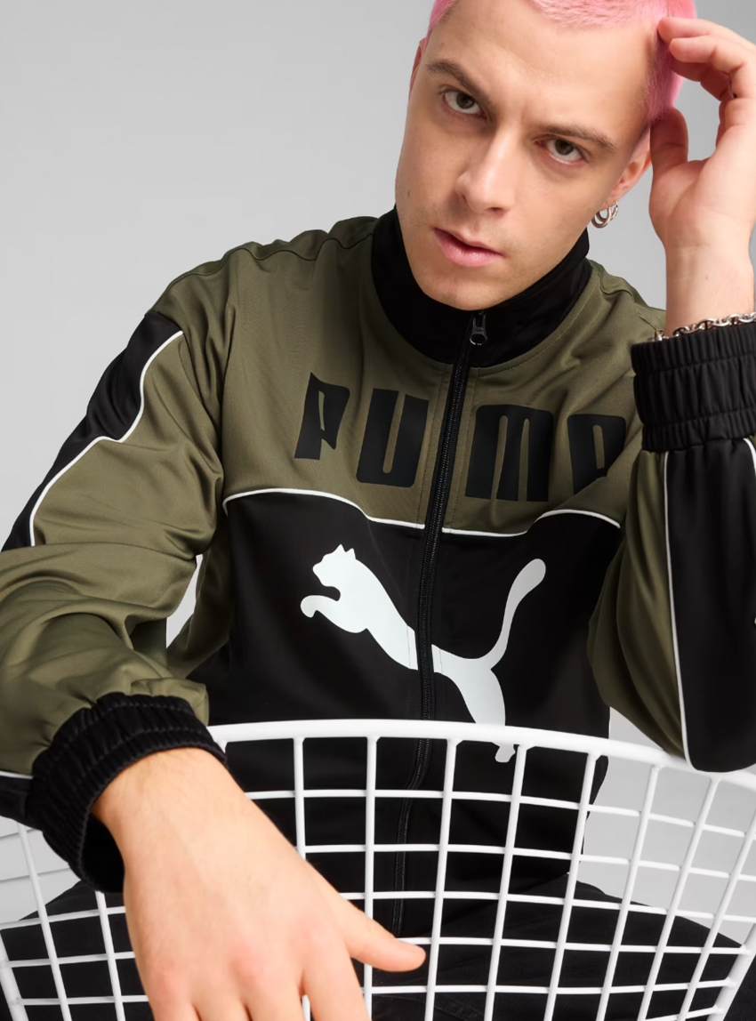 Puma FUTURE ARCHIVE Relaxed Track Jacket - Black