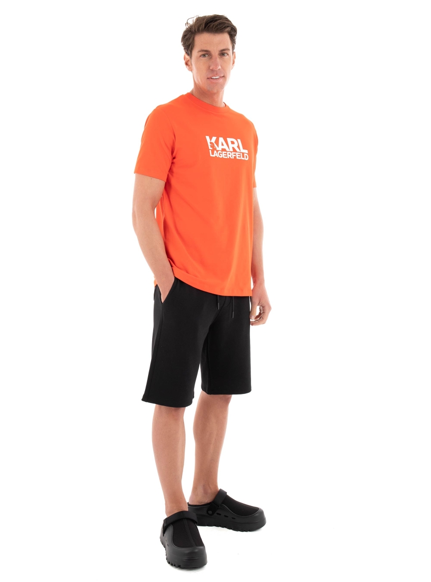 Karl Lagerfeld Crewneck T-Shirt - Red