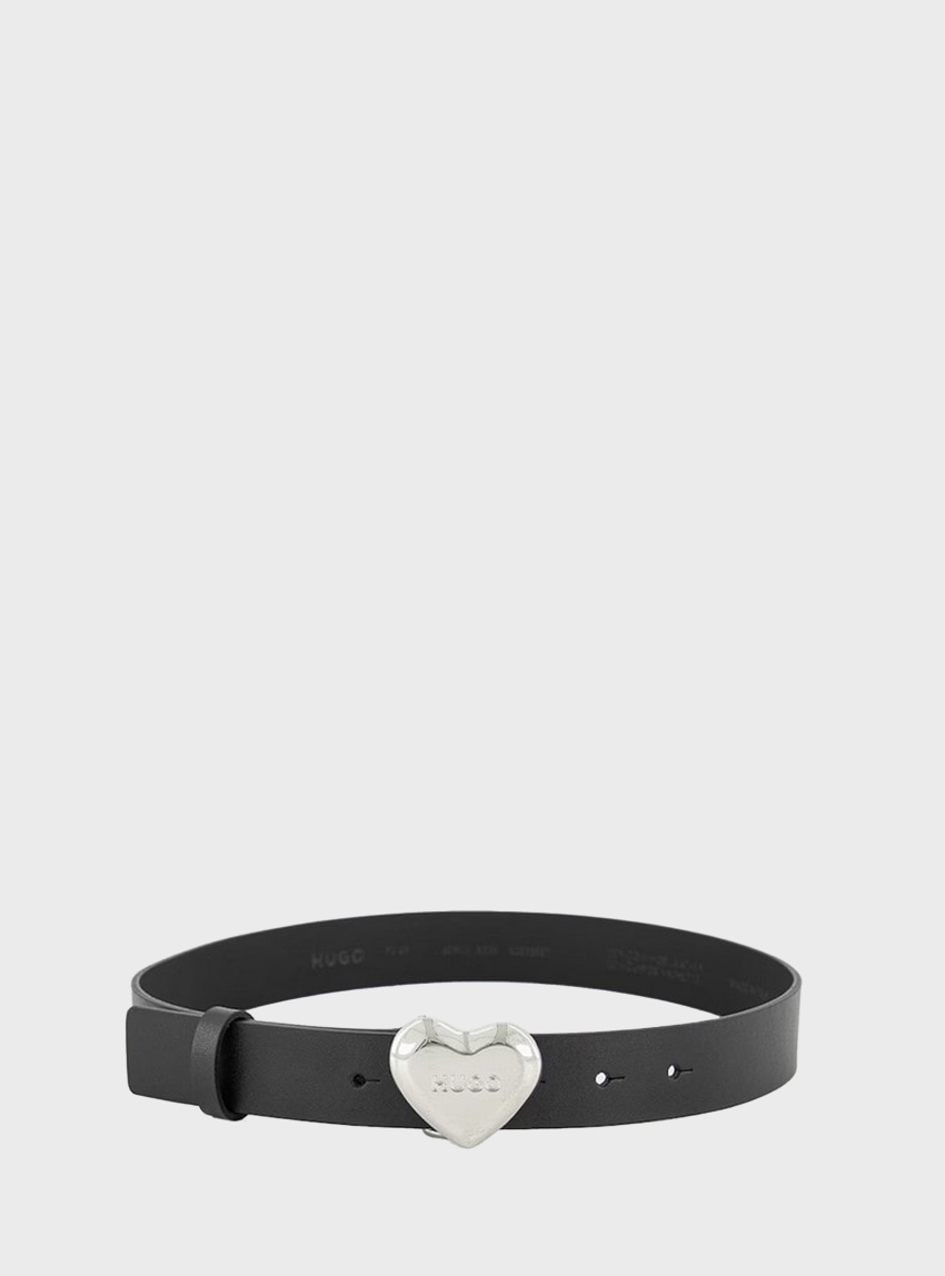 HUGO Heart Belt Serce_Sz30 - Black