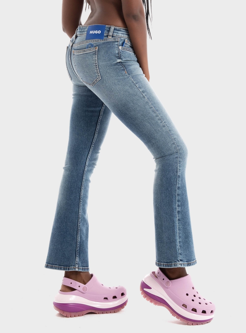 HUGO Flared Jeans Getti_2_B - Dark Aged Denim