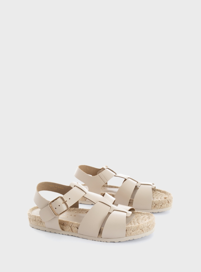 Palomitas by Paloma Barceló Adina Sandals - Ivory