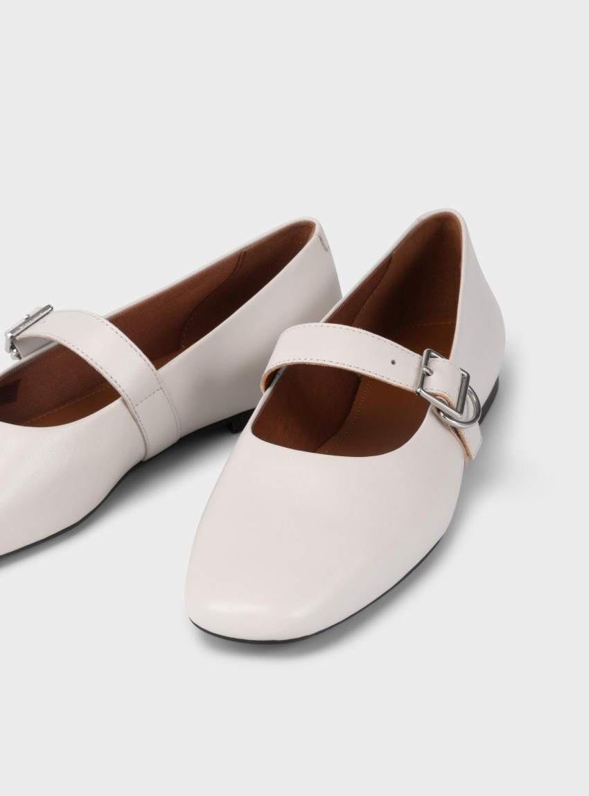 Vagabond Jolin Flats - Off White