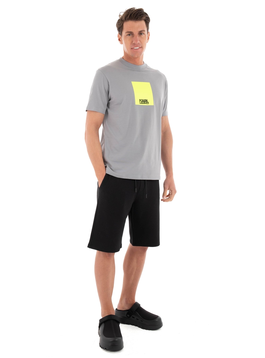 Karl Lagerfeld Regular Fit T-Shirt Crewneck - Dark Grey