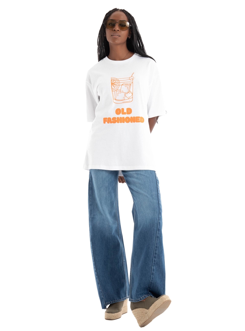 JJXX Ebba Loose Fit Tee - Orange