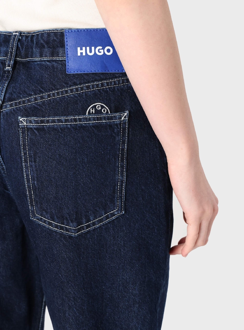 HUGO Loose Fit Jeans Elyah_3_B - Unwashed Denim