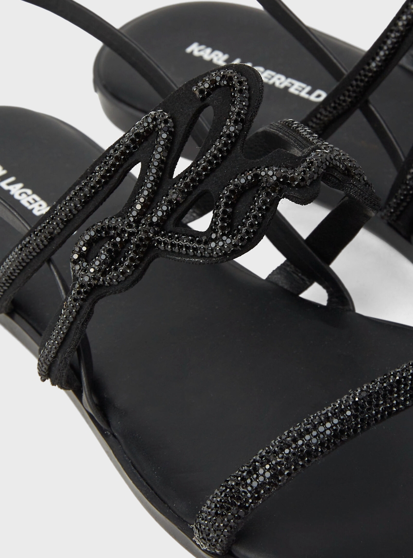 Karl Lagerfeld Olympia Sandals - Black