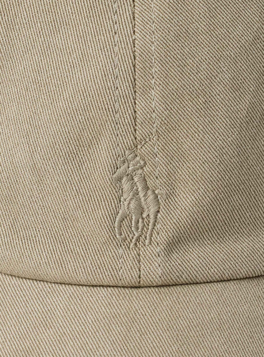 Polo Ralph Lauren Mineral-Dyed Twill Ball Cap - Olive 