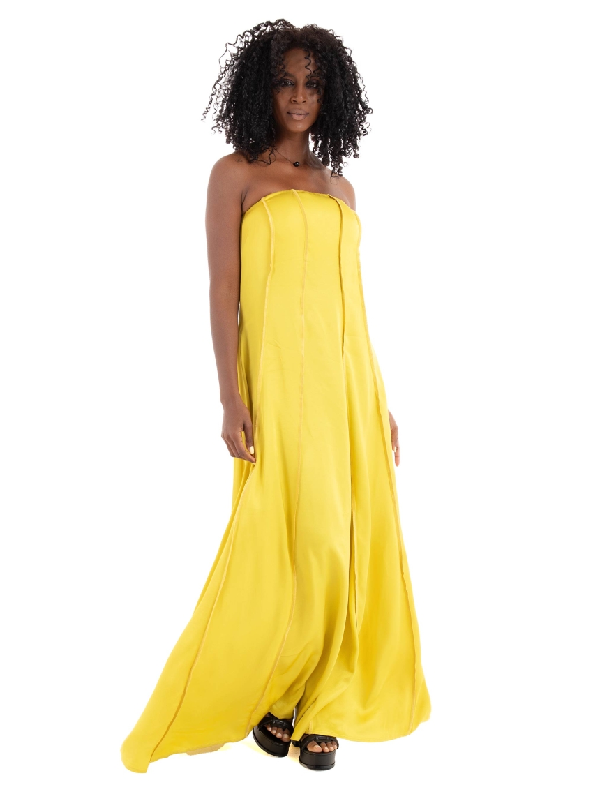 Ioanna Kourbela Sleek Move' Maxi Dress - Lime
