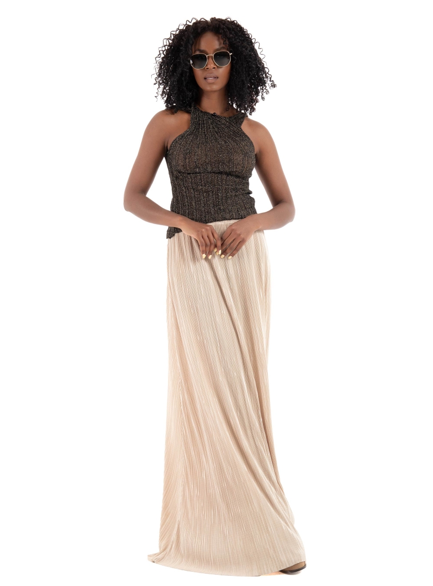 Ioanna Kourbela Shimmering Water' Knitted Top - Black