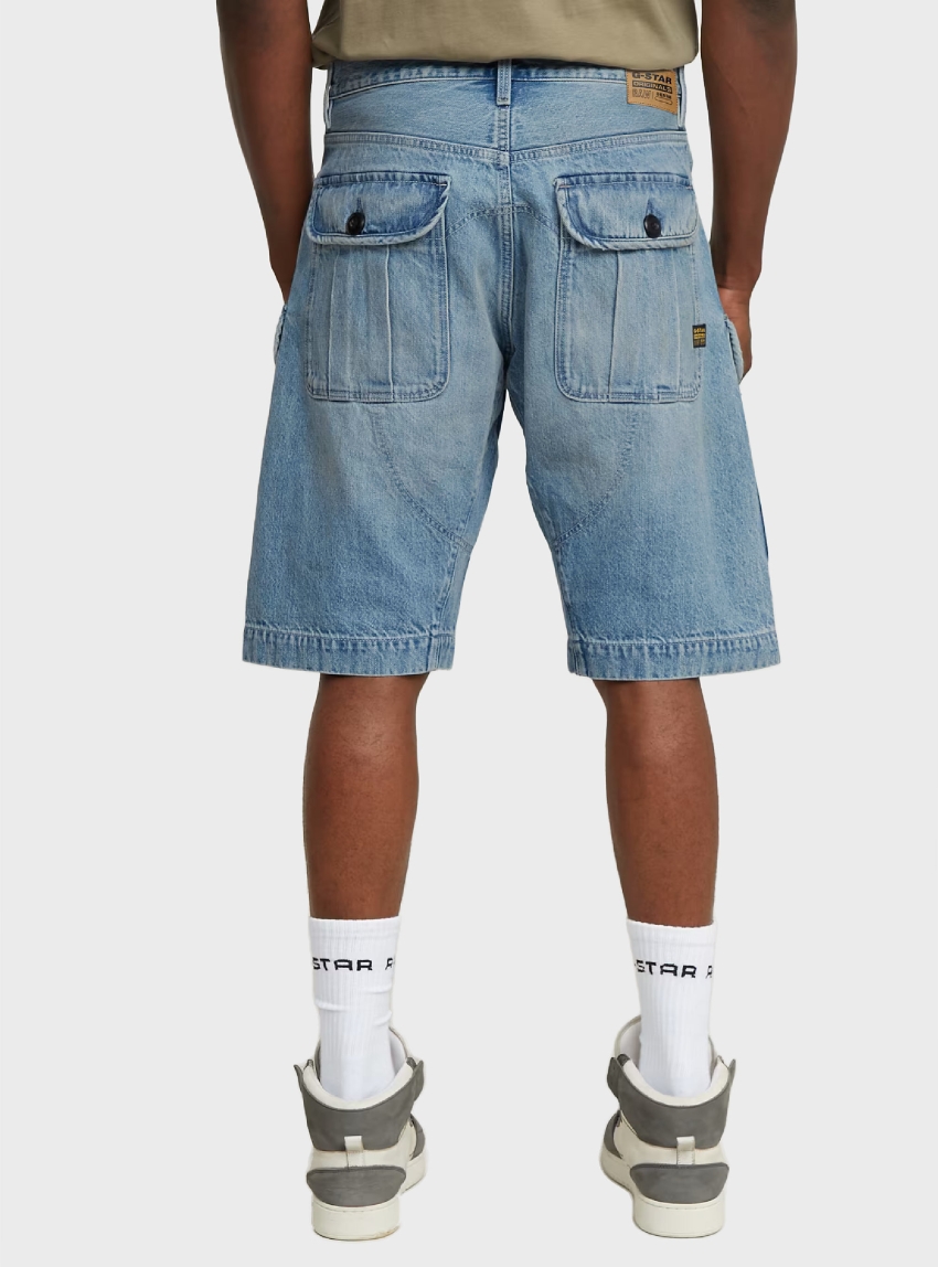 G-Star Bend 3D Cargo Shorts - Light Aged Denim