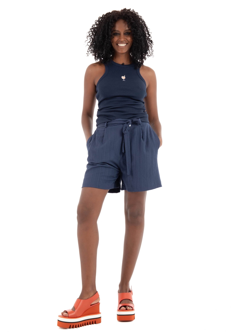 JJXX Forest Rib Tank Top - Navy