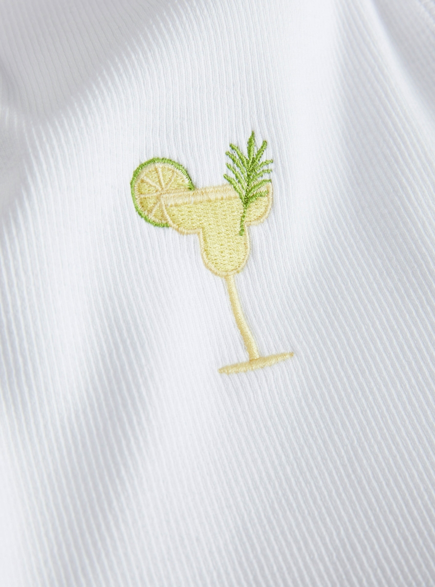 JJXX Forest Rib Tank Top - White