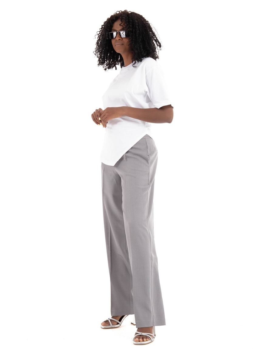 JJXX Annabell Asym Tee - White