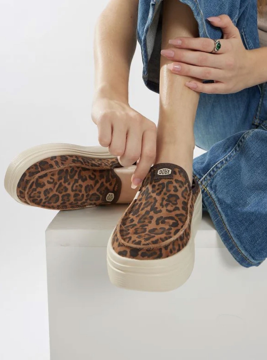Hey Dude Austin Lift Classic - Leopard Print
