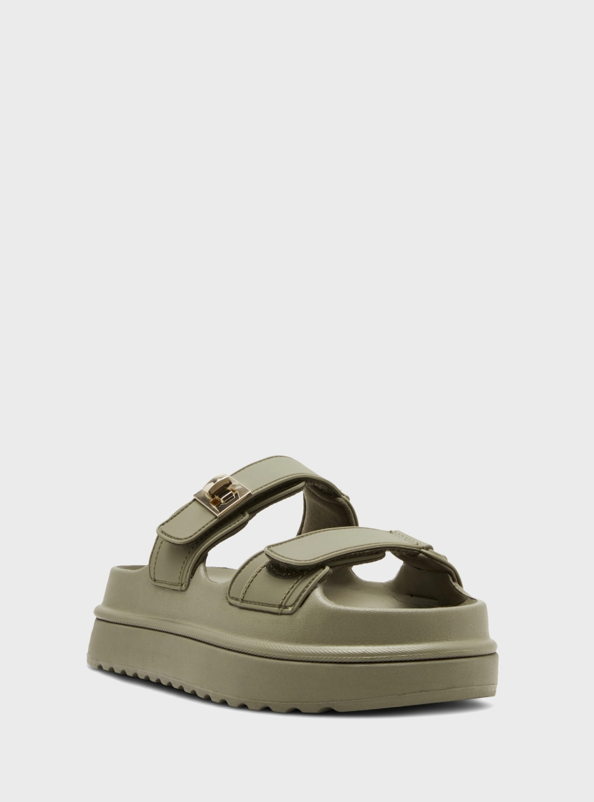 Steve Madden Bigschmona Sandals - Olive 