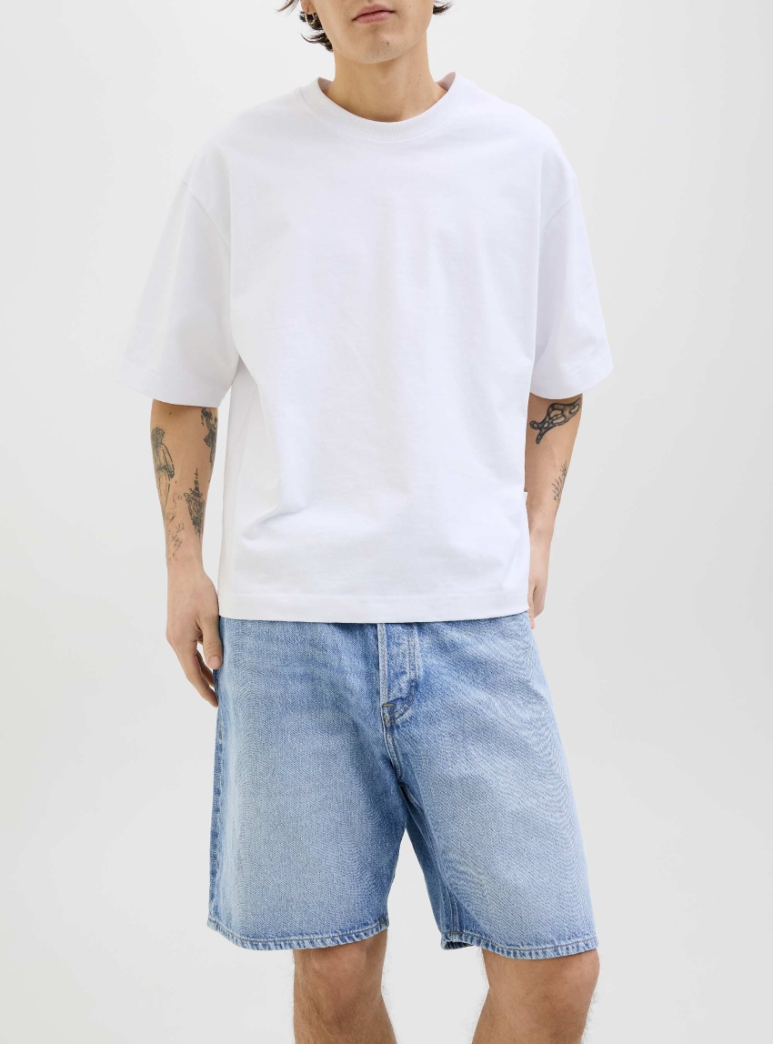 Jack & Jones Tony Original Loose Shorts - Medium Aged Denim