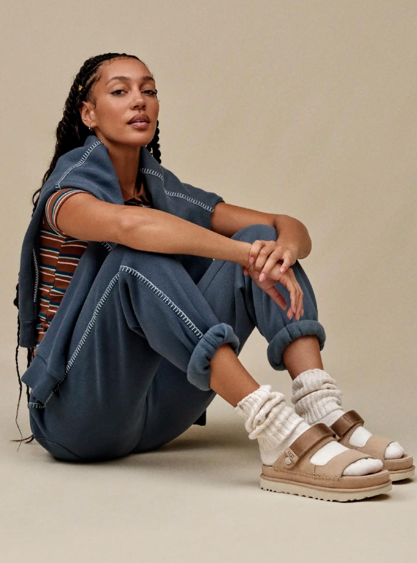 UGG Goldenstar Glide Sandals - Sand