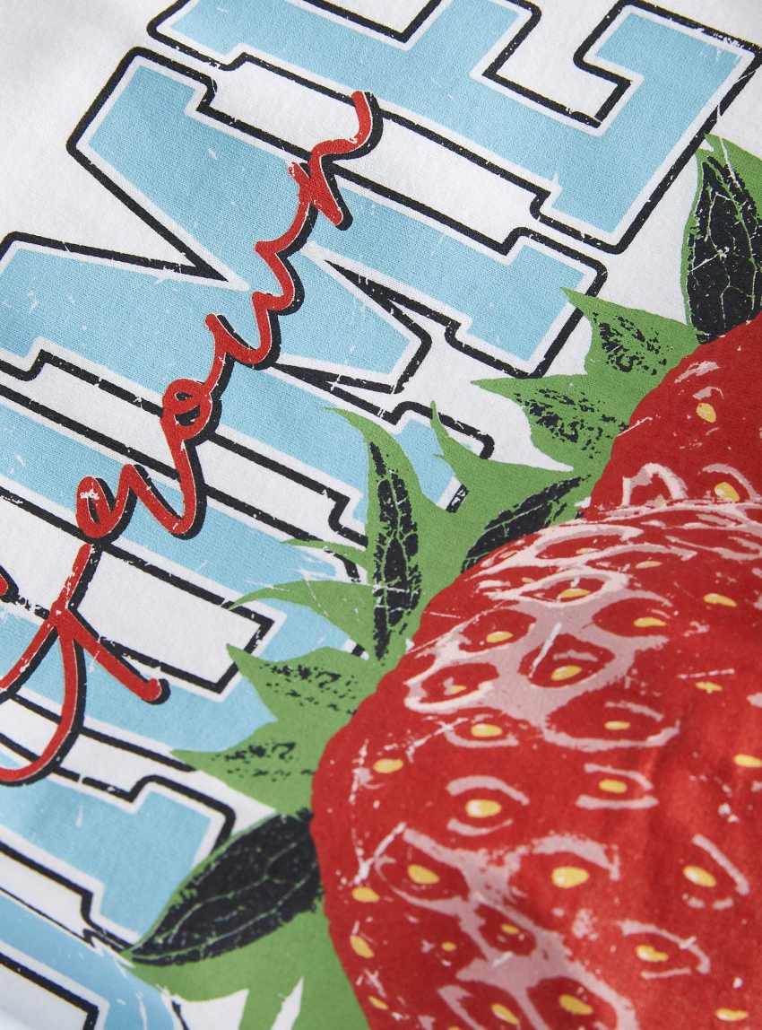 JJXX Millow Loose Tee - White