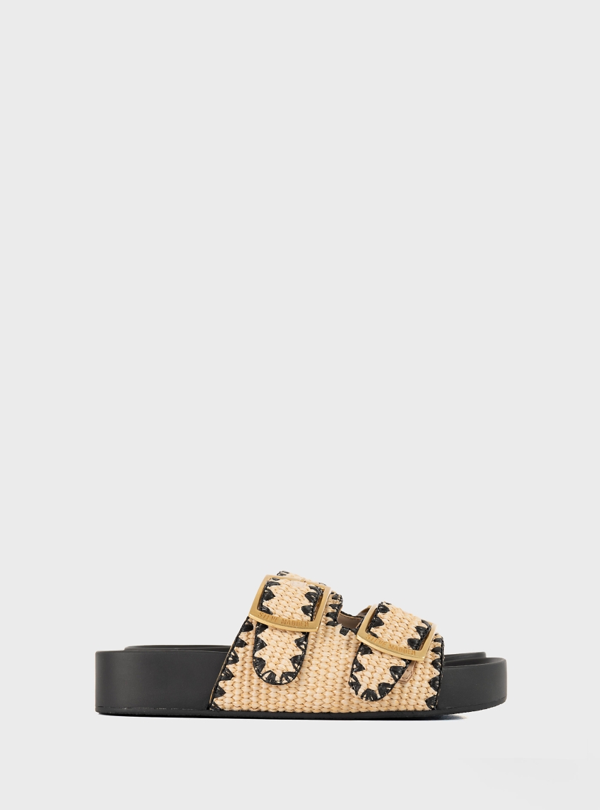 Steve Madden On Deck Sandals - Natural