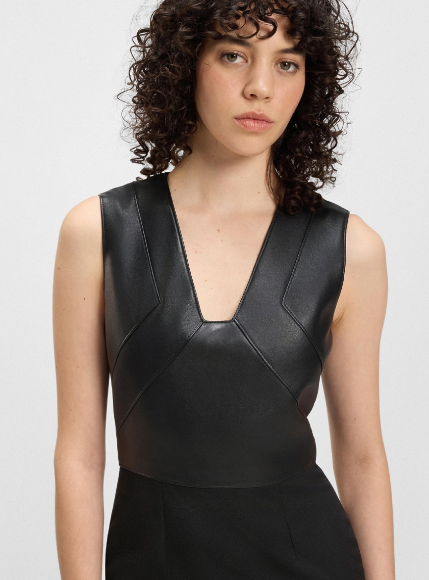 BOSS Lomg Dress Drumialda - Black