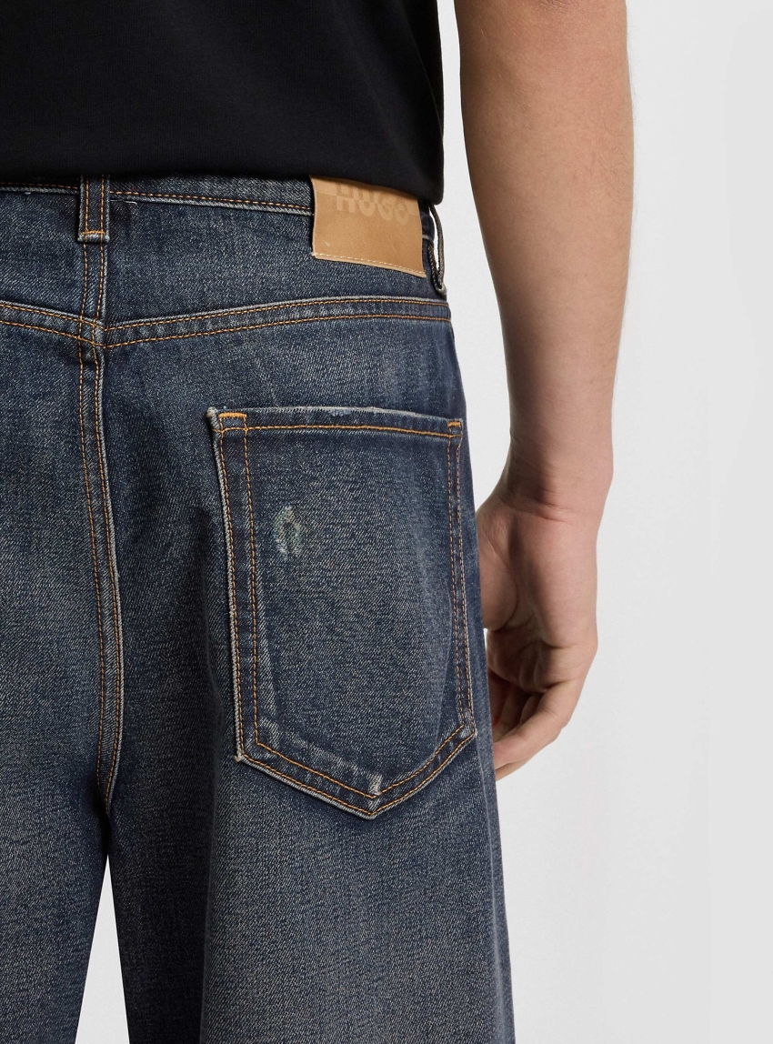 HUGO Tapered-Fit Jeans HUGO 838 - Dark Aged Denim