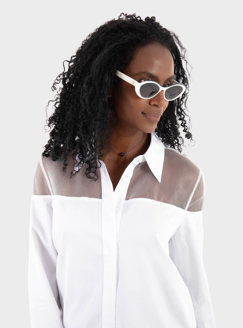 HUGO Regular Fit Shirt Emperyal - White