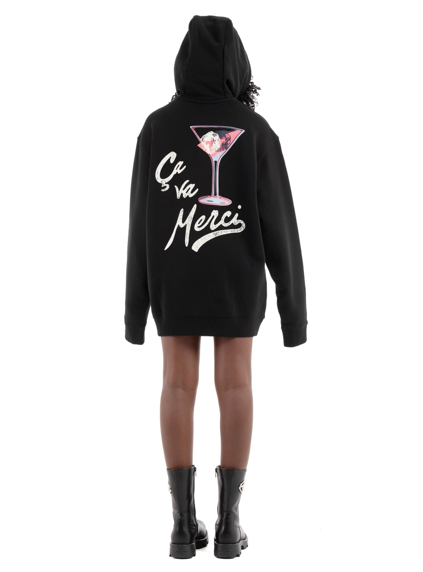 HUGO Sweat Dress Dejandra_2 - Black