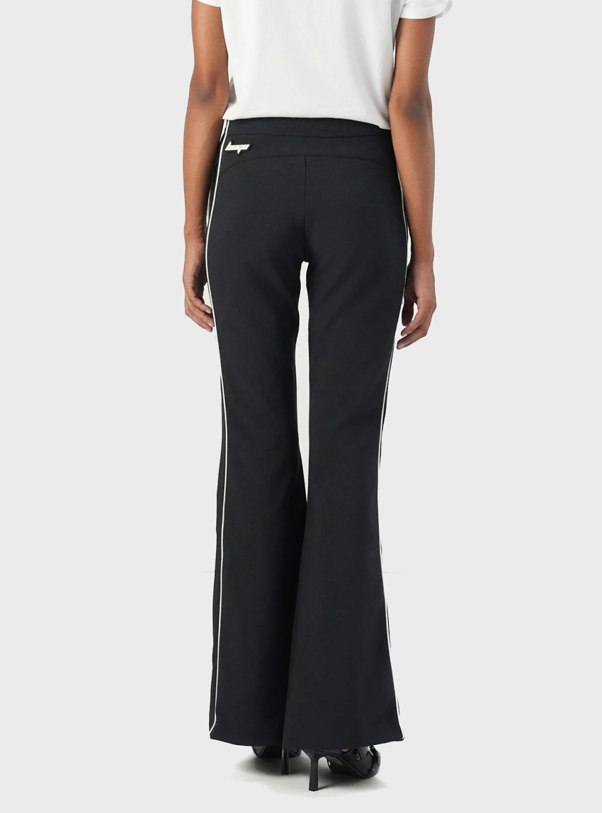 HUGO Trousers With Flared Leg Hizumi-1_B - Black