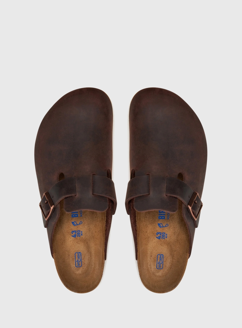 Birkenstock Boston Regular Fit Sandals - Brown