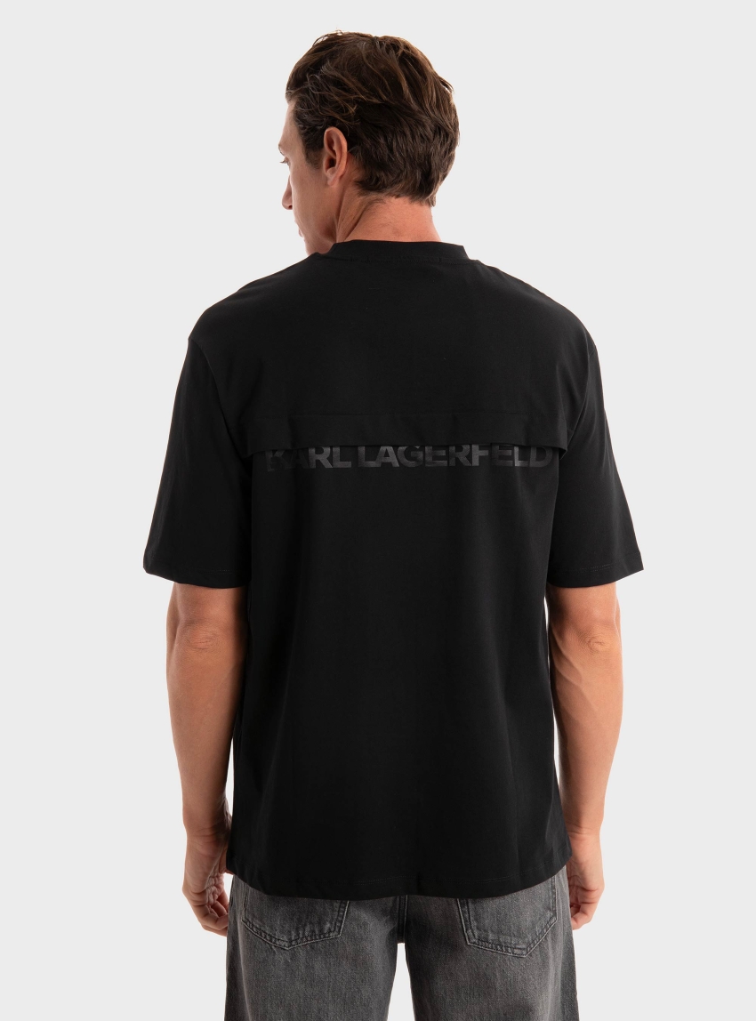Karl Lagerfeld Loose Fit T-Shirt - Black