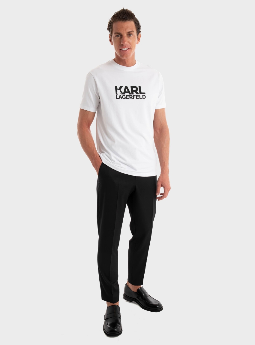 Karl Lagerfeld Regular Fit T-Shirt - White