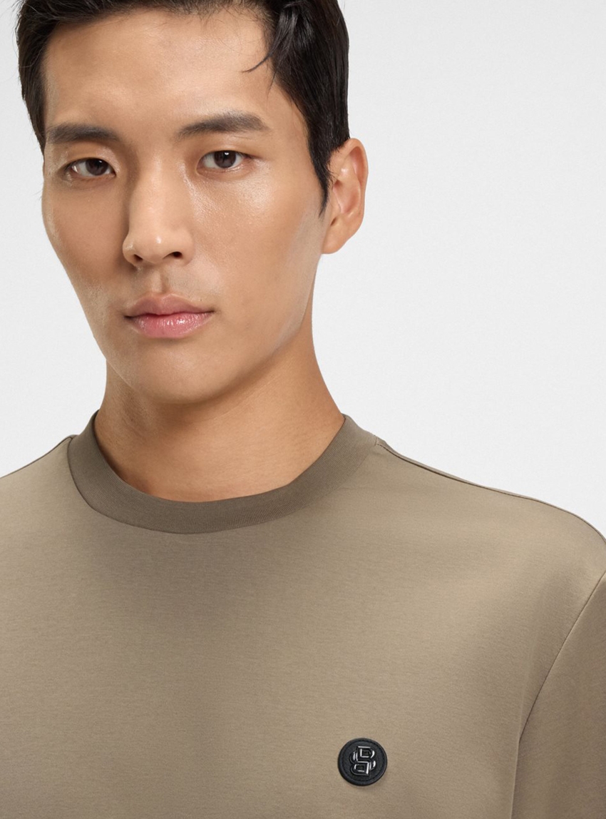 BOSS Regular-Fit T-Shirt With Double B Monogram C-Taut 01 - Light Brown