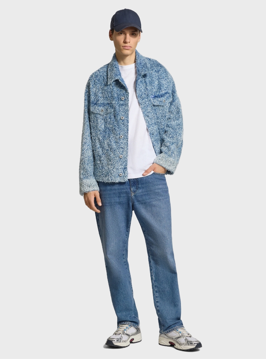 HUGO Loose Fit Denim Jacket Kirkby - Light Aged Denim