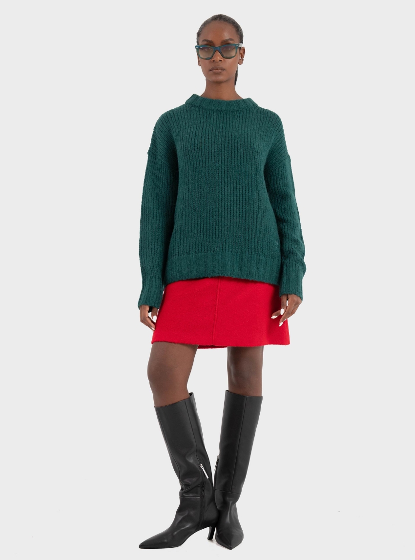 HUGO Regular-Fit Short Skirt Ramine - Red