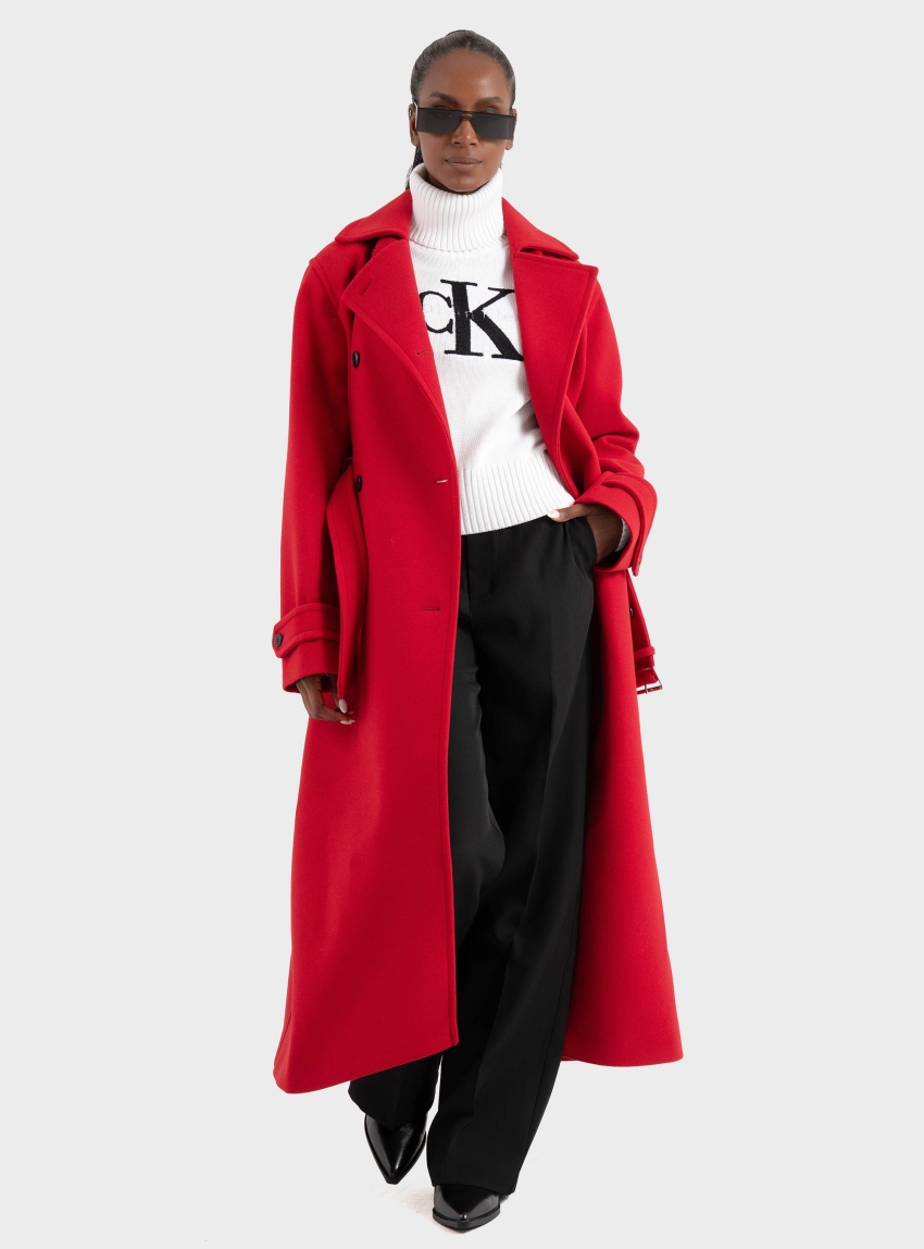 HUGO Regular-Fit Coat Martinu-1 - Red