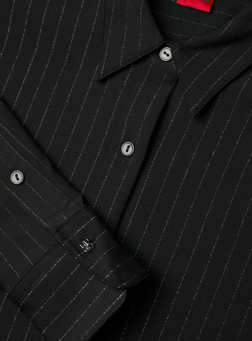 HUGO Relaxed Shirt Eskil - Black