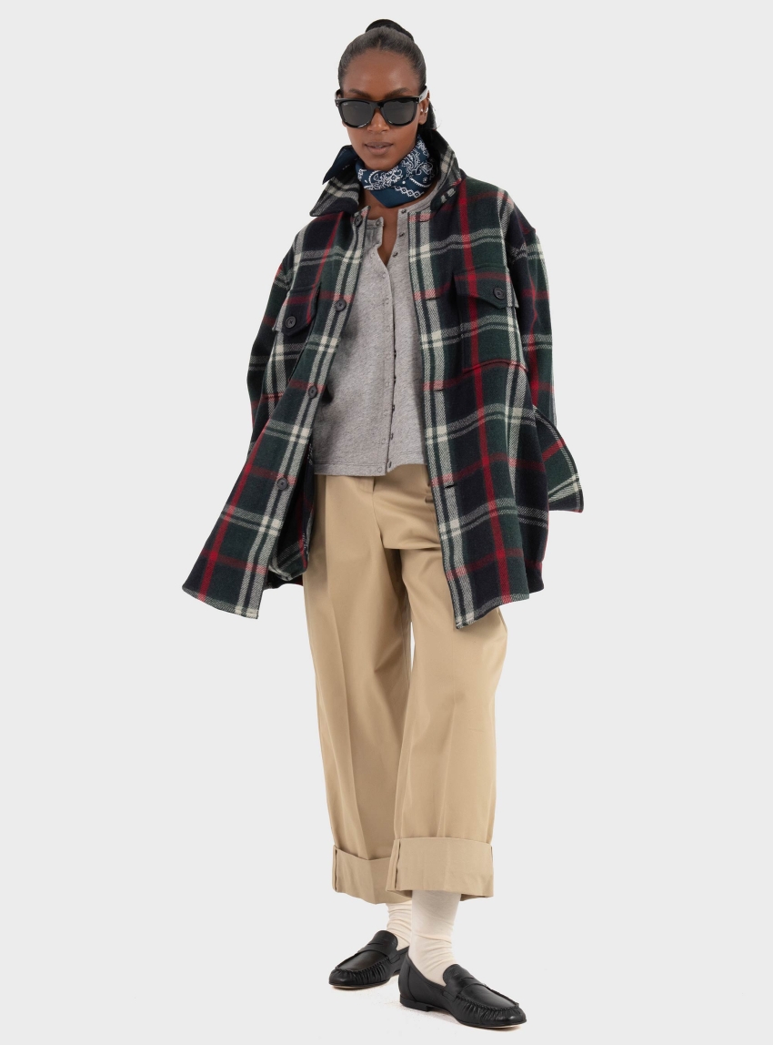 Weekend Max Mara Comfort gabardine trousers Bronzo - Beige