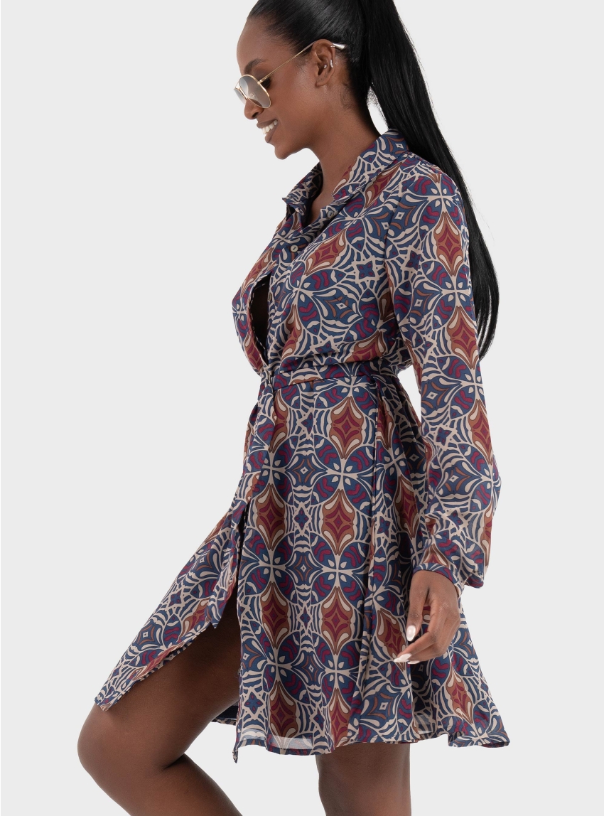 Only Star Miley Belt Dress - Blue