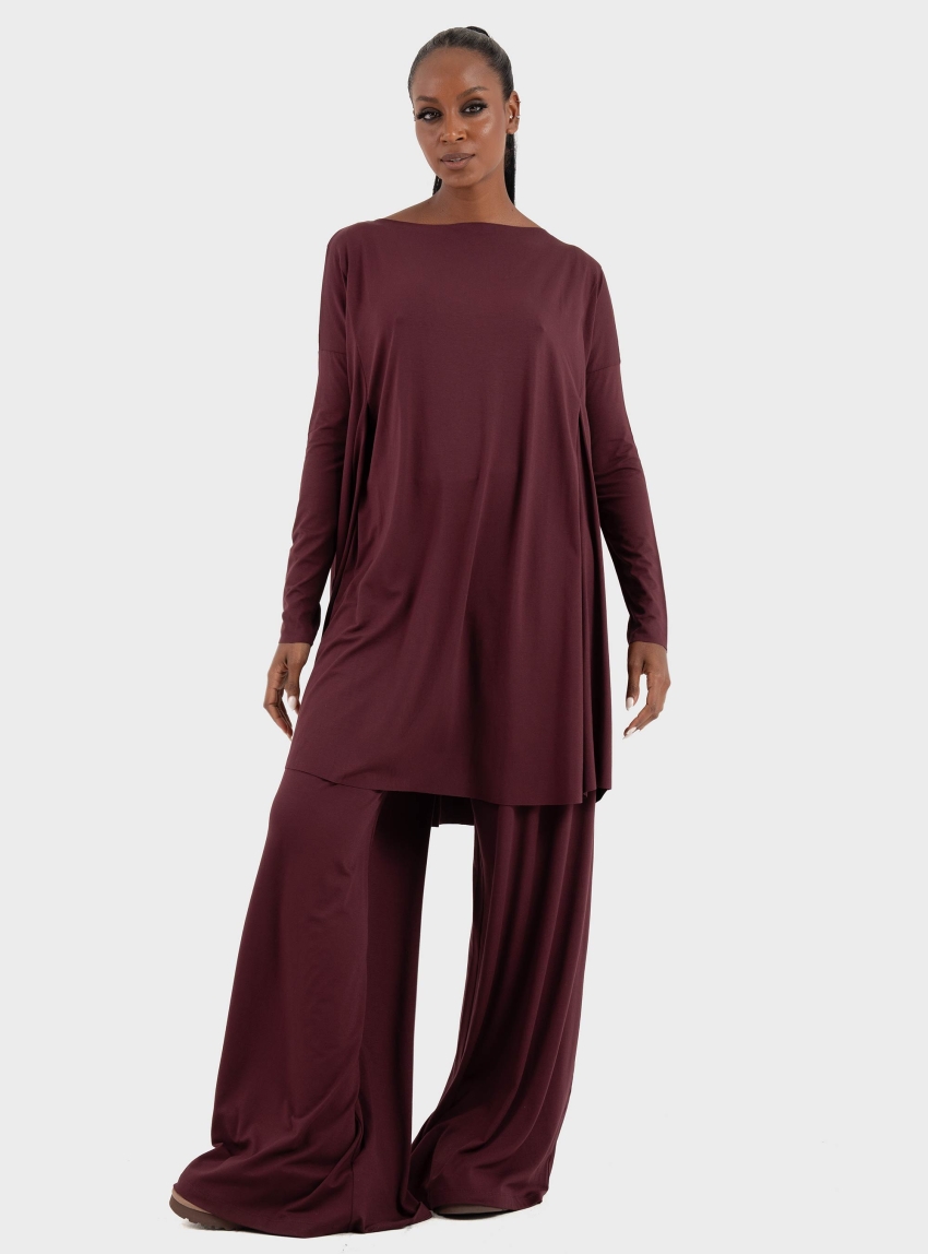 Ioanna Kourbela 'Inner Material' Longsleeve Oversized Mini Dress - Brown