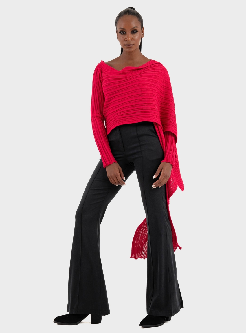 Ioanna Kourbela 'Now-Vintage' Trousers With Back Slits - Black