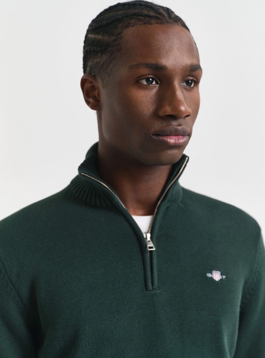 Gant Casual Cotton Cardigan - Green