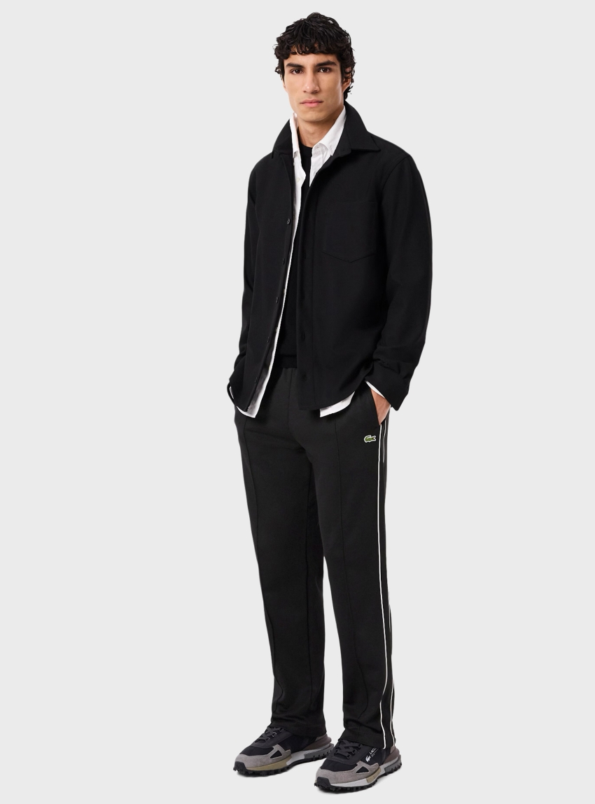 Lacoste Paris Piqué Sweatpants - Black