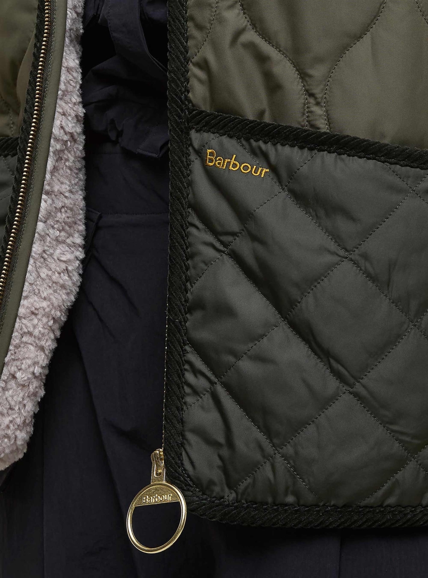 Barbour Klara Liner - Dark Olive Green